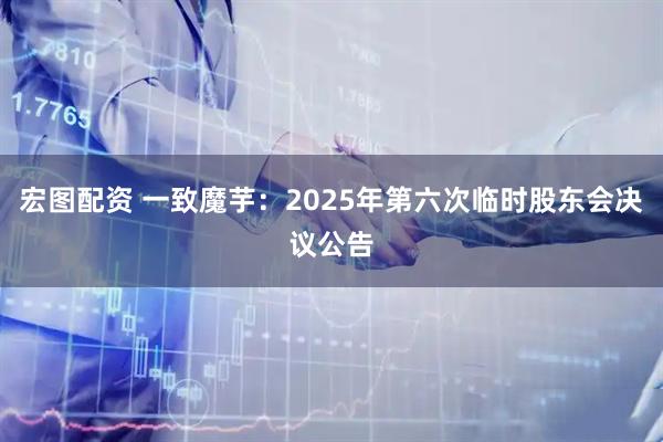 宏图配资 一致魔芋：2025年第六次临时股东会决议公告